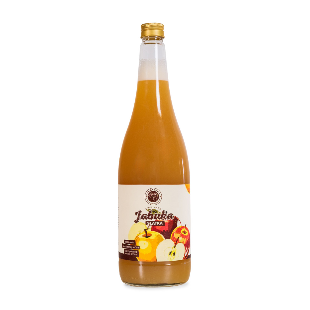 100% sok od slatke jabuke - 1 l