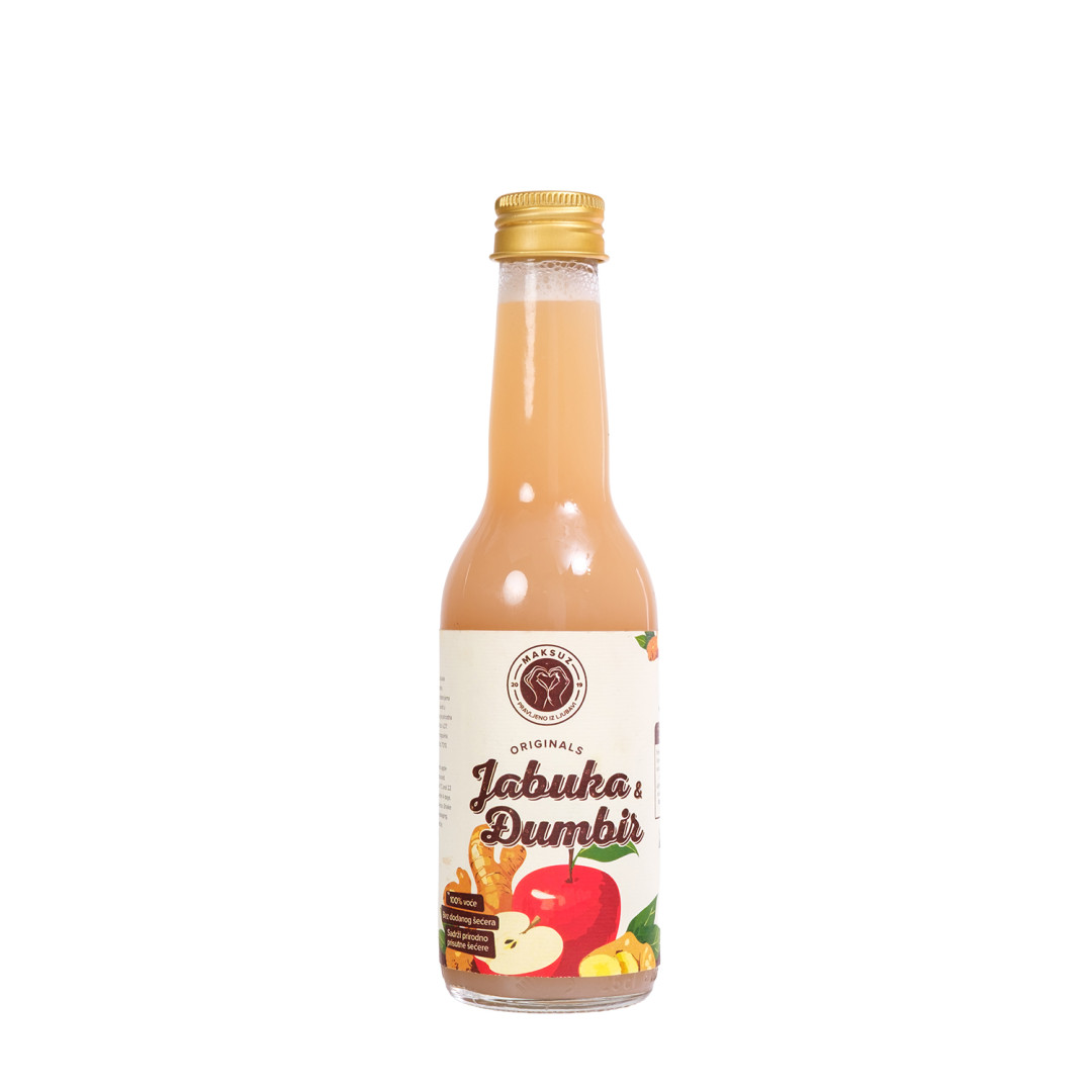 100% sok od jabuke i đumbira - 250 ml